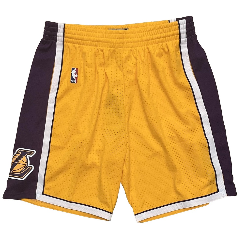 Los Angeles Lakers‎ Shorts Mens XL Mitchell Ness NBA Basketball Retro Mesh NEW